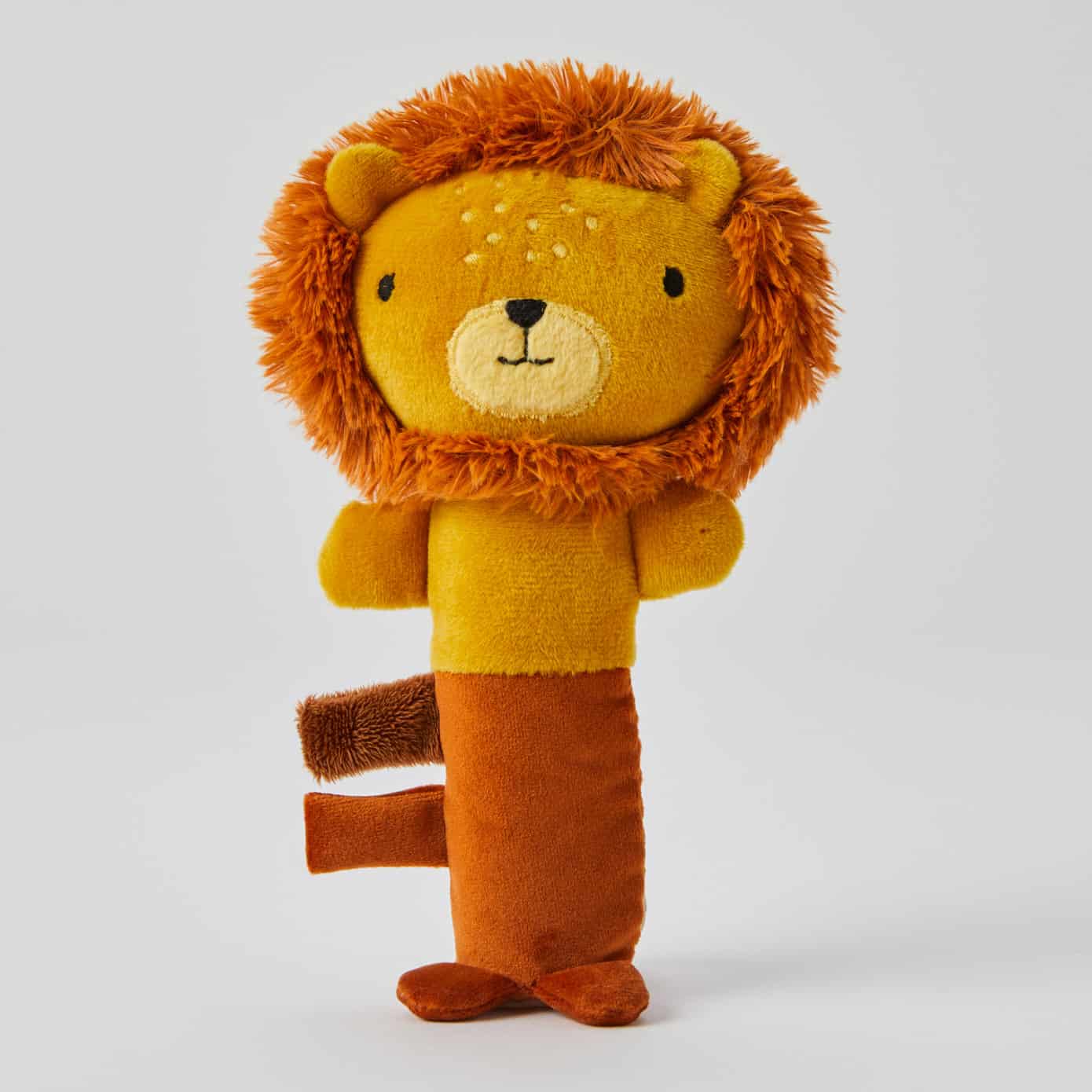 Edgar Lion Plush Rattle