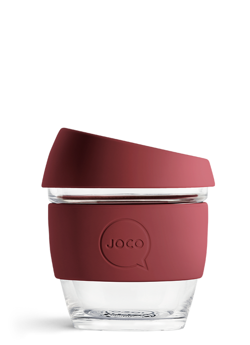 8oz Reusable Coffee Cup- Ruby Wine