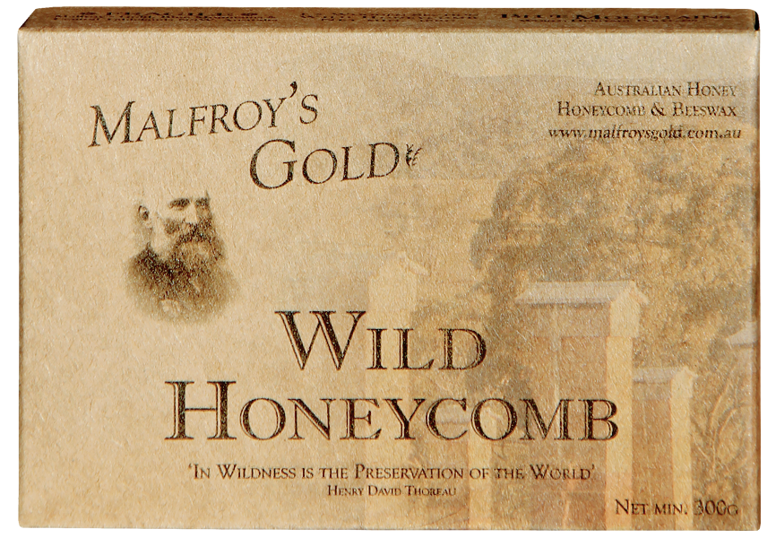 Wild Honeycomb Wooden Section 300g