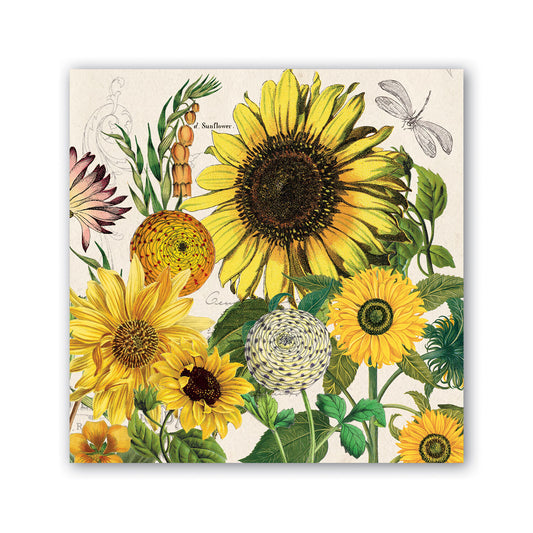 Cocktail Napkins Sunflower