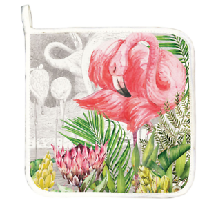 Pot Holder Flamingo