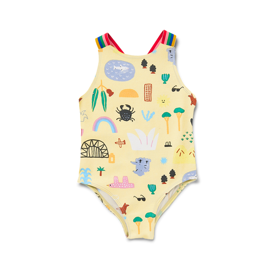 Sun City Kids Swim Elastic Strap Bather