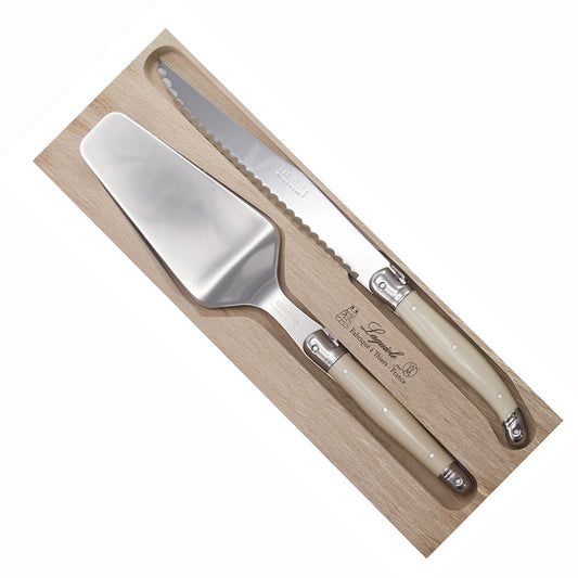 Debutant Cake Serve & Knife Set Ivory