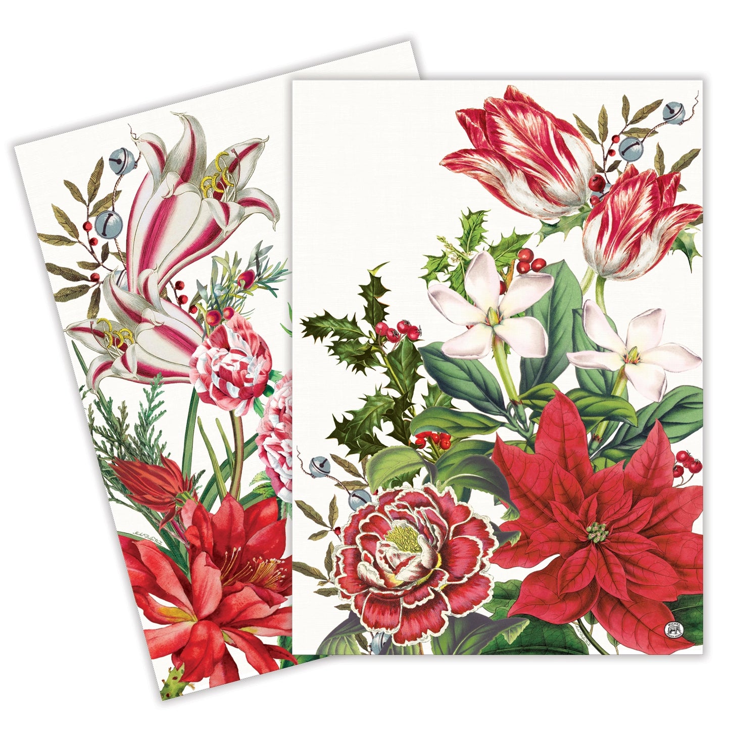 Teatowels Set of 2 Christmas Bouquet