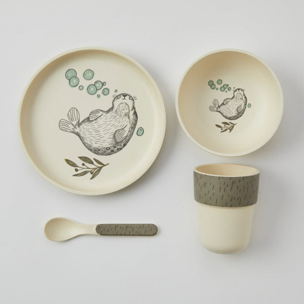 Under The Sea Kid's Bamboo Dining Set