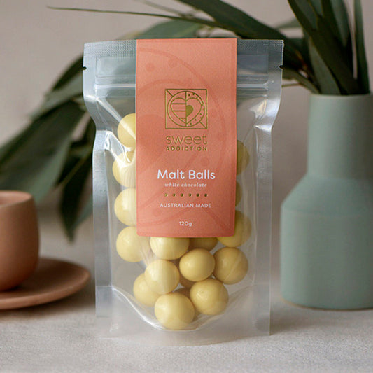 White Chocolate Malt Balls