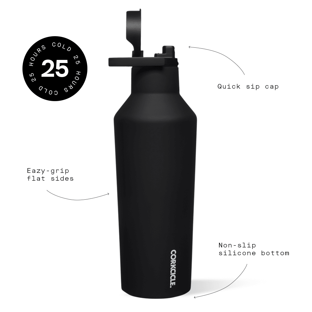 Corkcicle: Series A Sports Canteen 950ml - Black