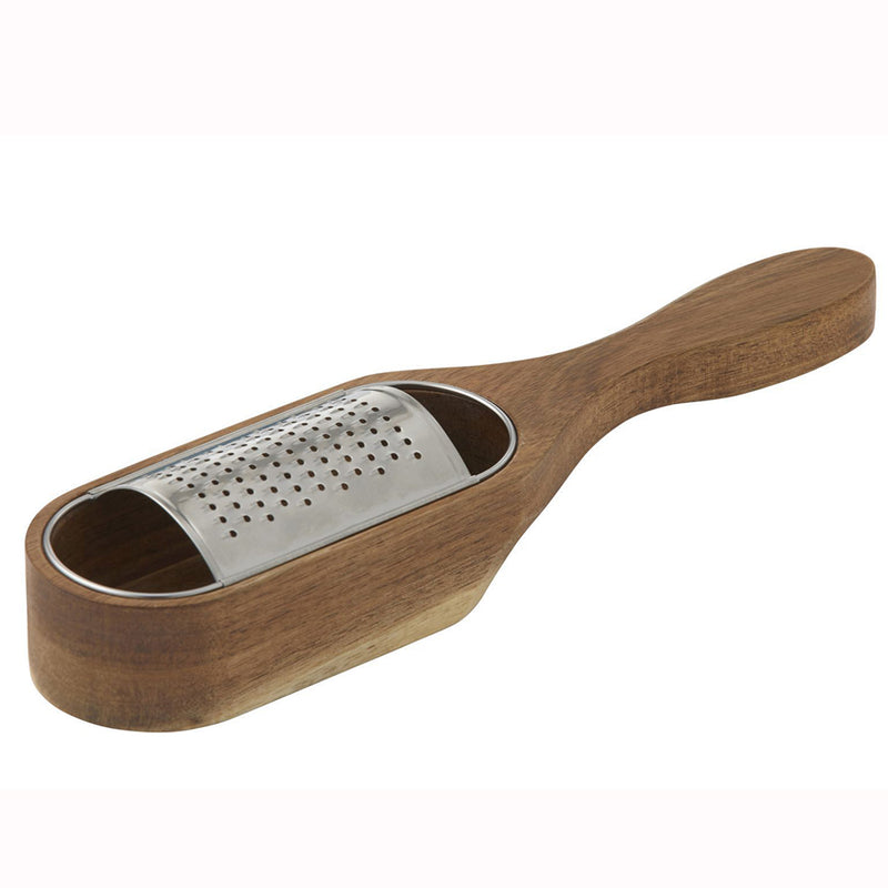 Acacia Wood Hand Held Grater W/ Holder