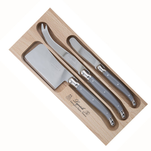 Debutant Cheese Set 3pce Grey