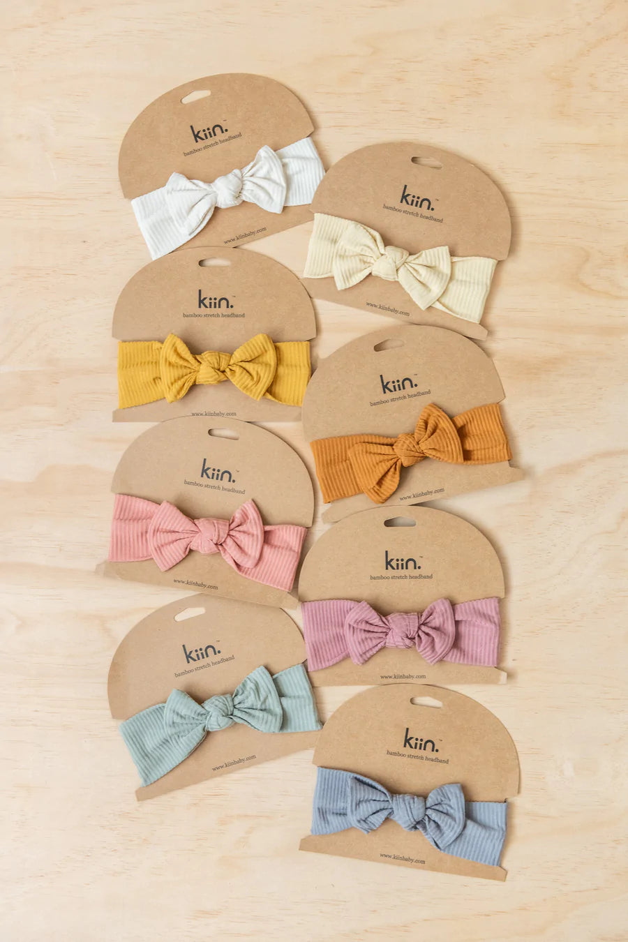 Bamboo Stretch Bow Headband - Heather