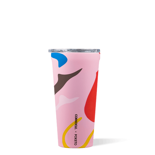 Corkcicle: Poketo Tumbler 475ml - Pink Party