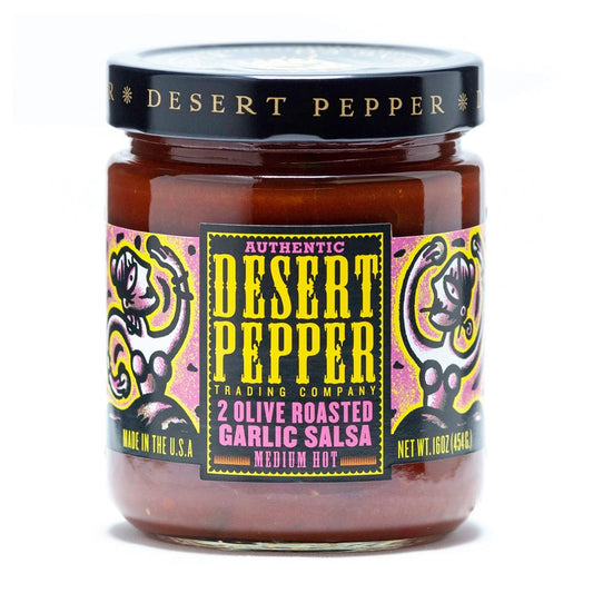 Desert Pepper Two Olive & Roasted Garlic 454g