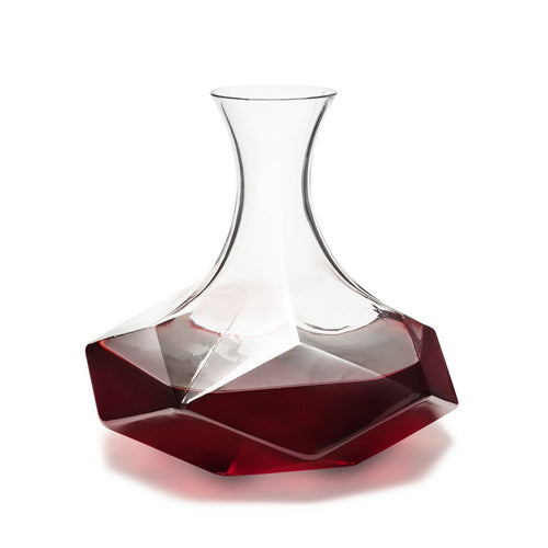 Raye: Faceted Lead Free Crystal Decanter