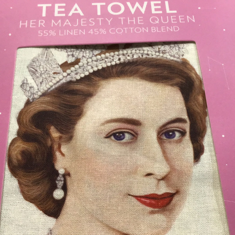 Tea towel Her Majesty the Queen
