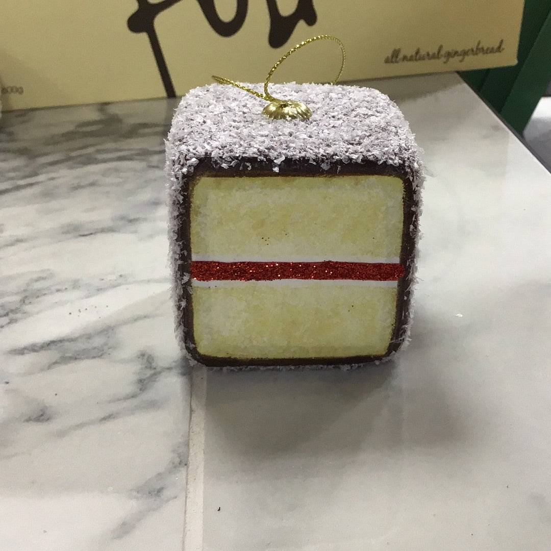 3D bauble lamington