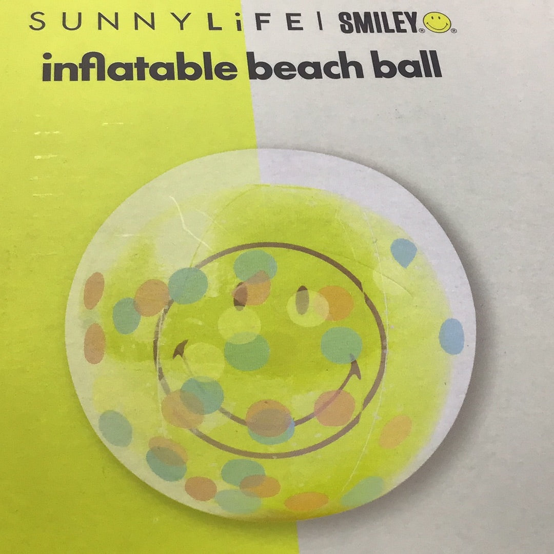 Smiley beach ball