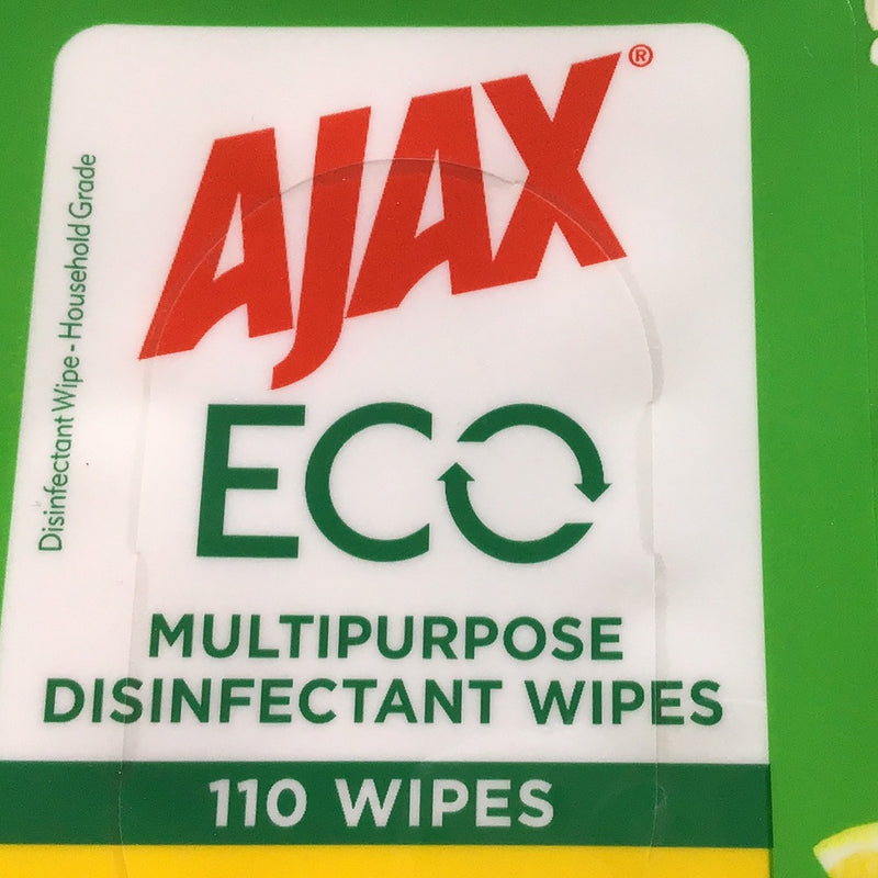 Ajax Eco Disinfectant Wipes 110