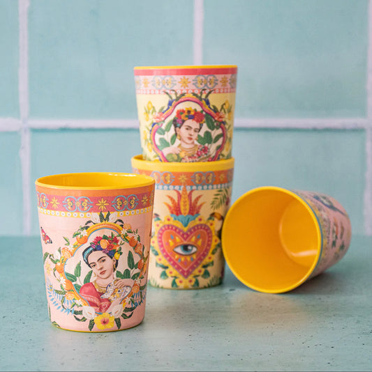 Cup Set Mexican Folklore