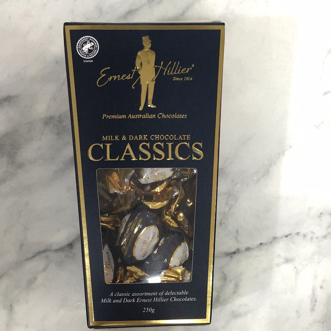 Ern. Hill Classics Assorted Milk & Dark Choc 250g