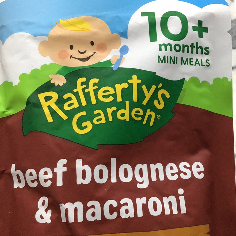 Rafferty’s beef bolognese & macaroni 10mth