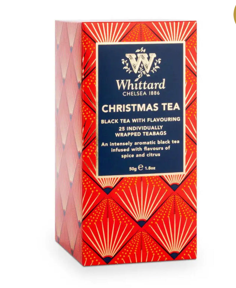 Whittard TD Box 25 Teabags - Christmas Tea 50g