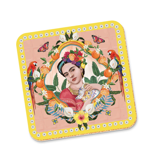 Corky Coaster Mexican Folklore Oranges