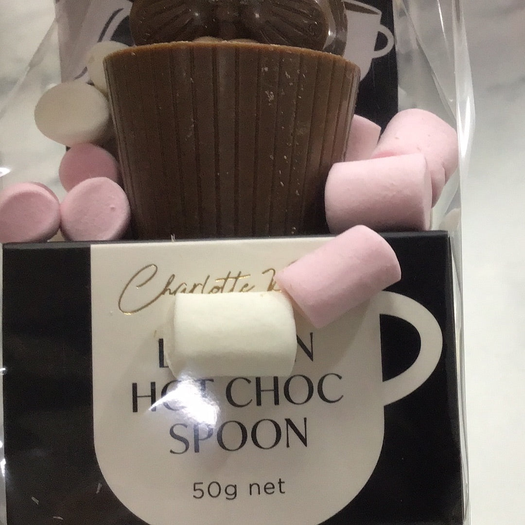 Charlotte piper hot chocolate spoon milk