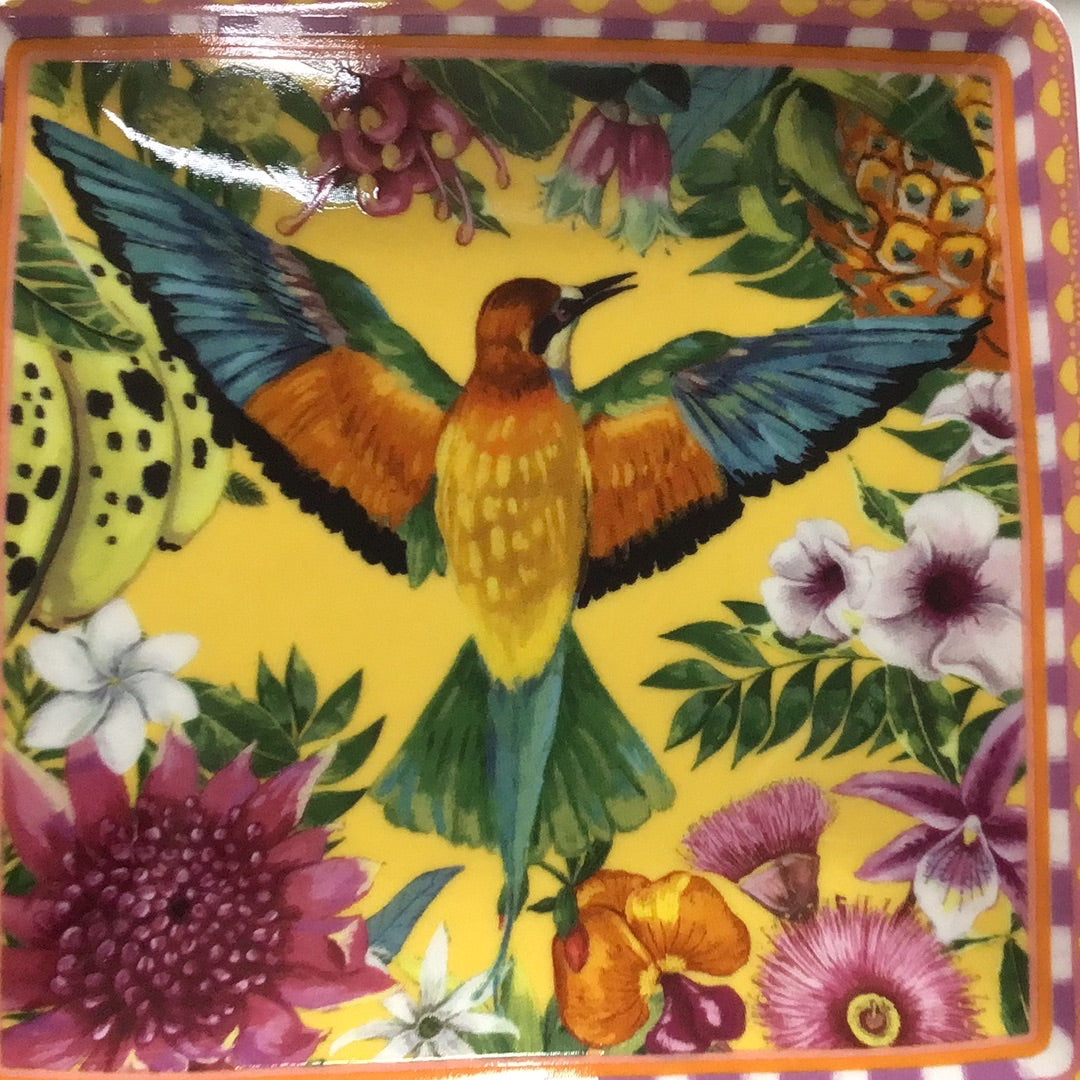 Trinket Tray Square Tropicana Australiana