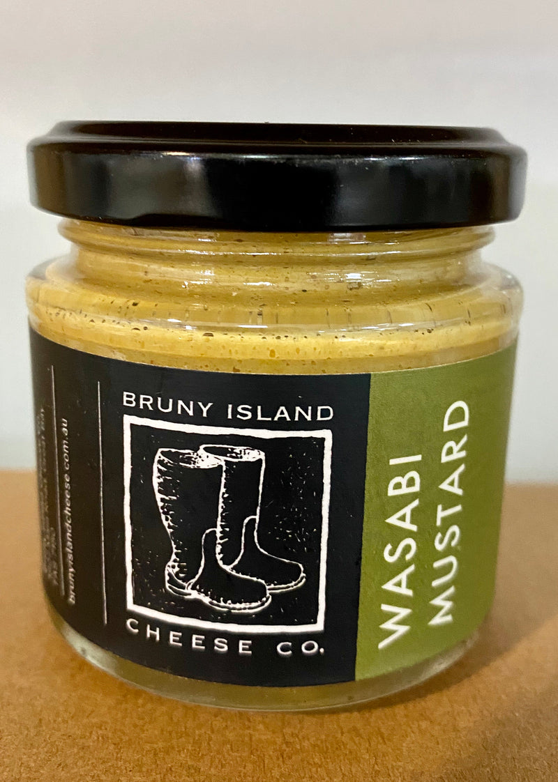 Bruny Island Cheese Co Mustard - Wasabi 110g