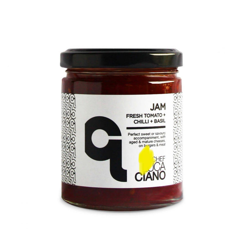 Chef Luca Ciano fresh tomato chilli basil jam