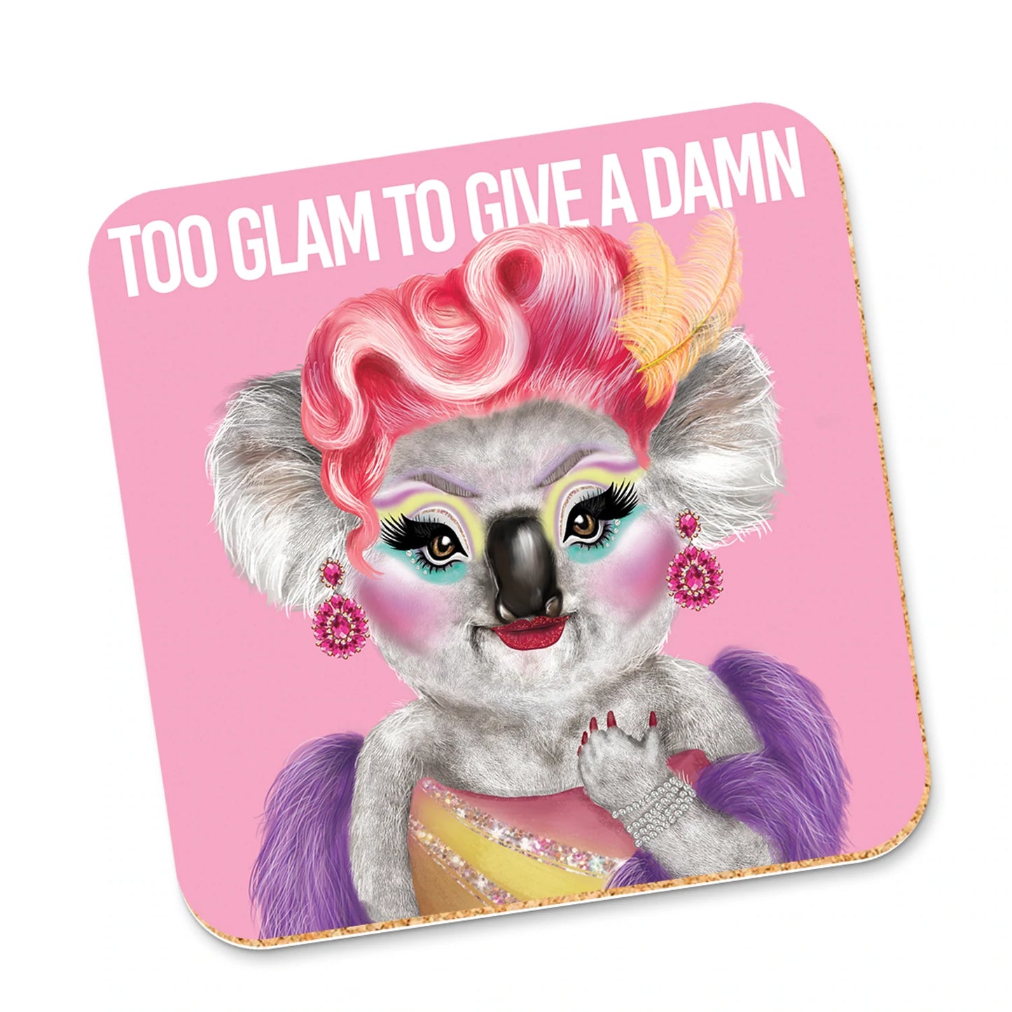 Corky Coaster Too Glam