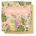 Greeting Card Floral Congratulations