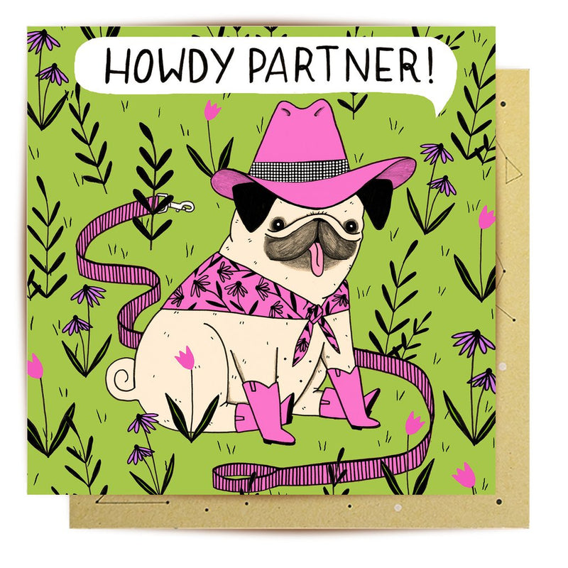 Greeting Card Howdy Partner