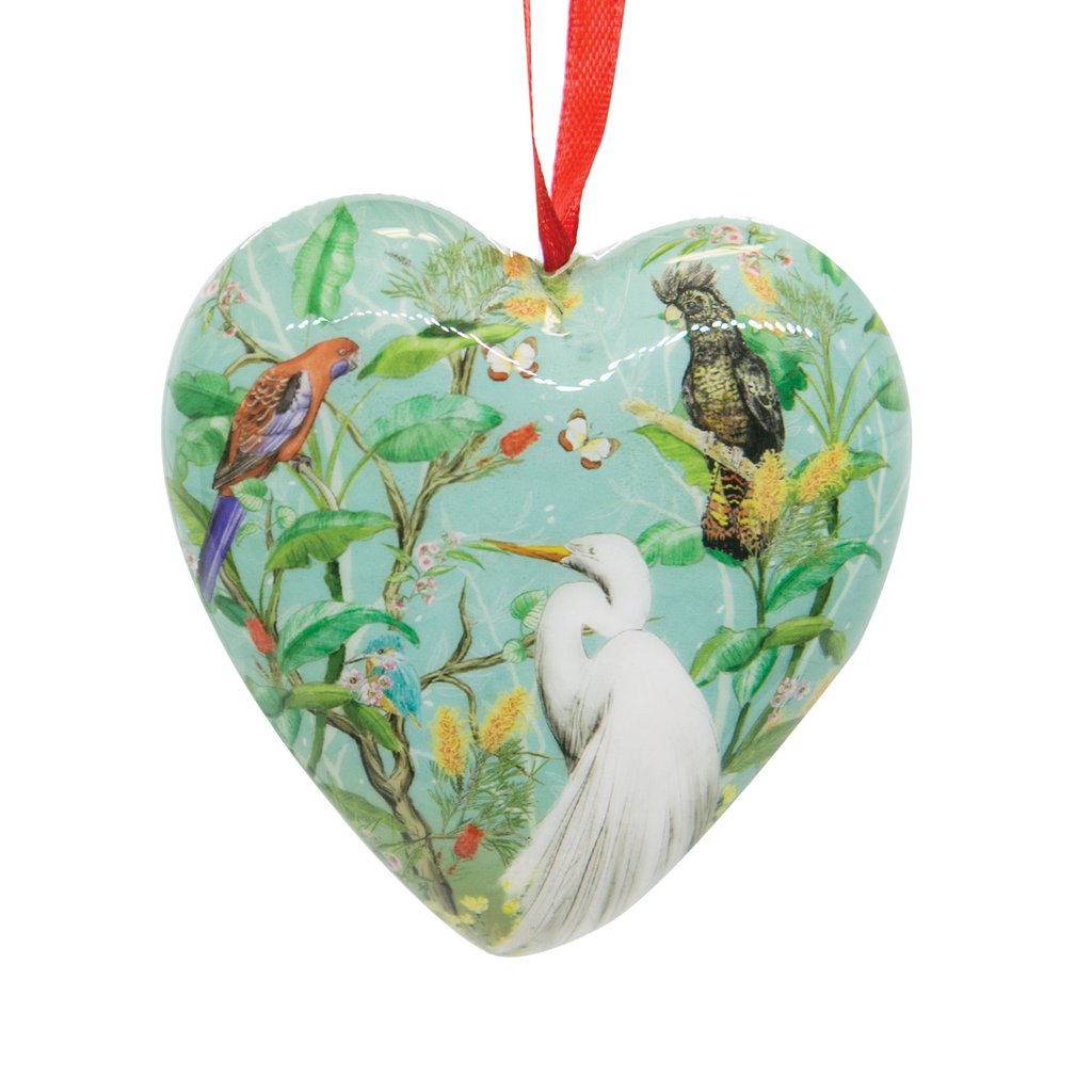 Heart Shape Bauble Chinoiserie