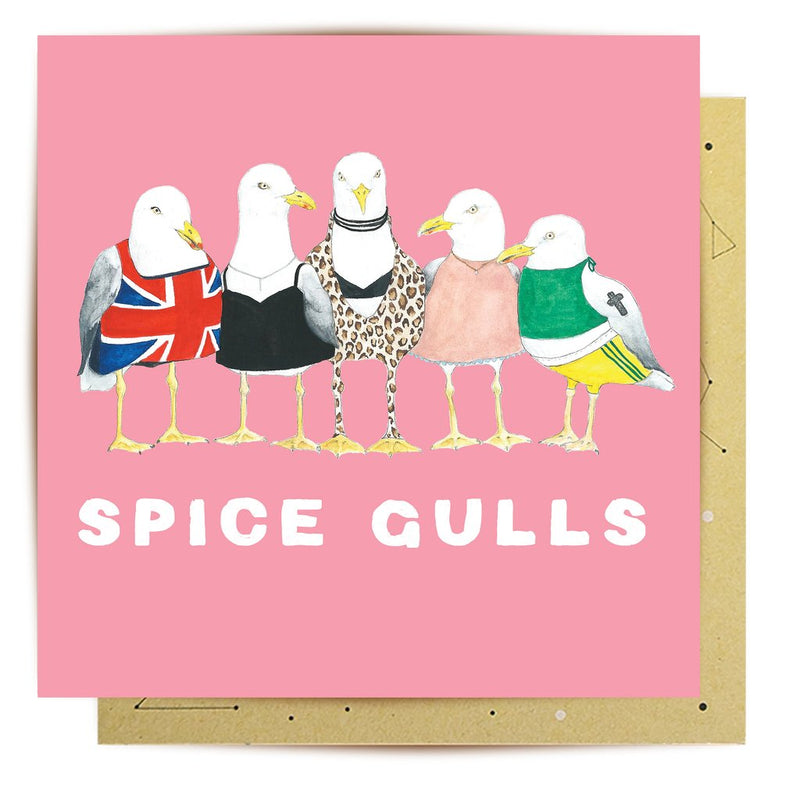 Greeting Card Spice Gulls