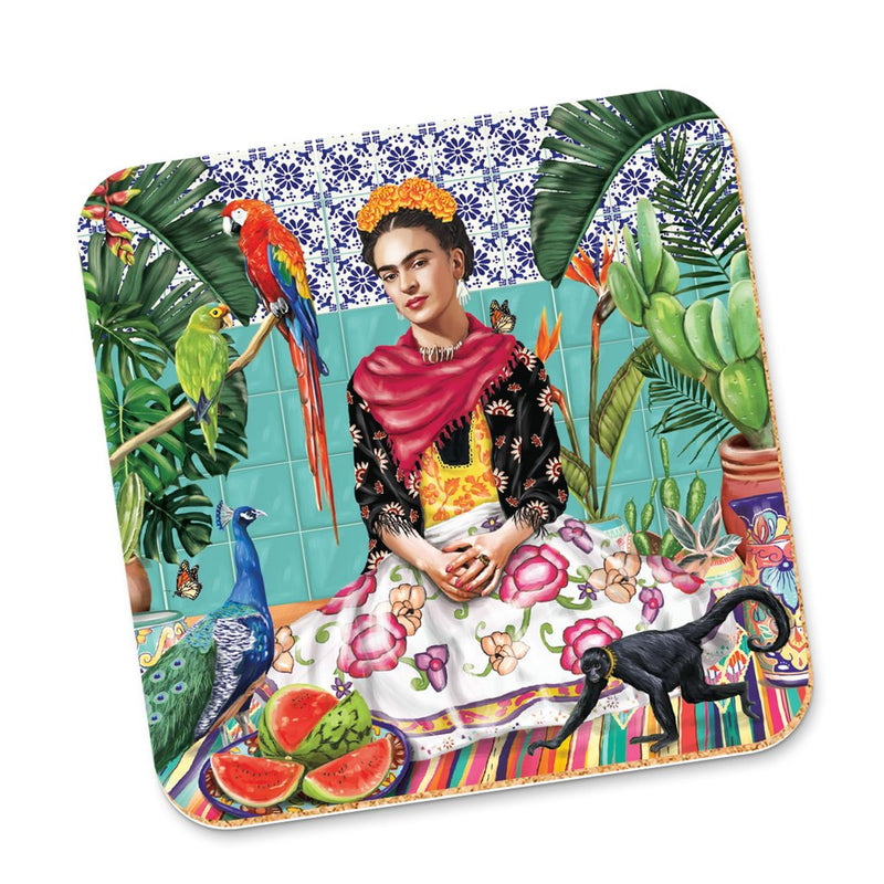 Corky Coaster Frida's Paradise