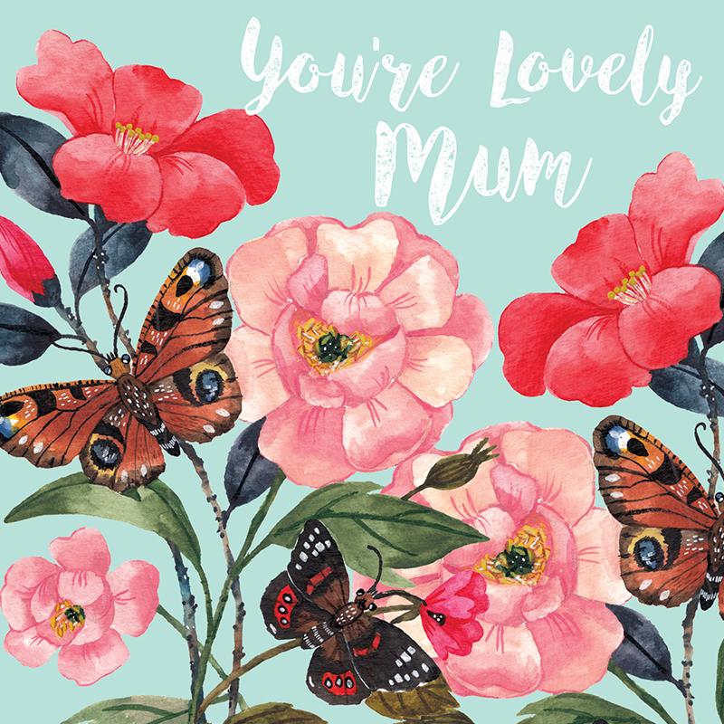 Greeting Card Lovely Mum