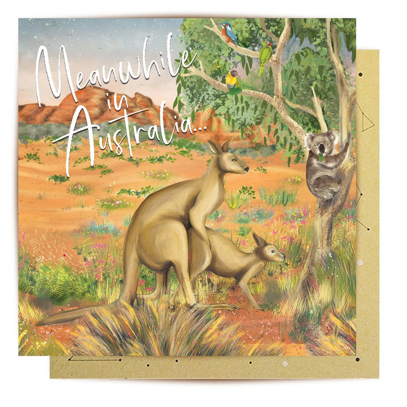 Greeting Card Meanwhile In Australia