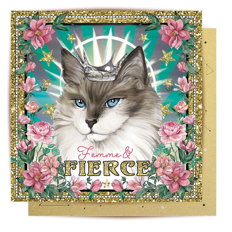 Greeting Card Fierce & Femme