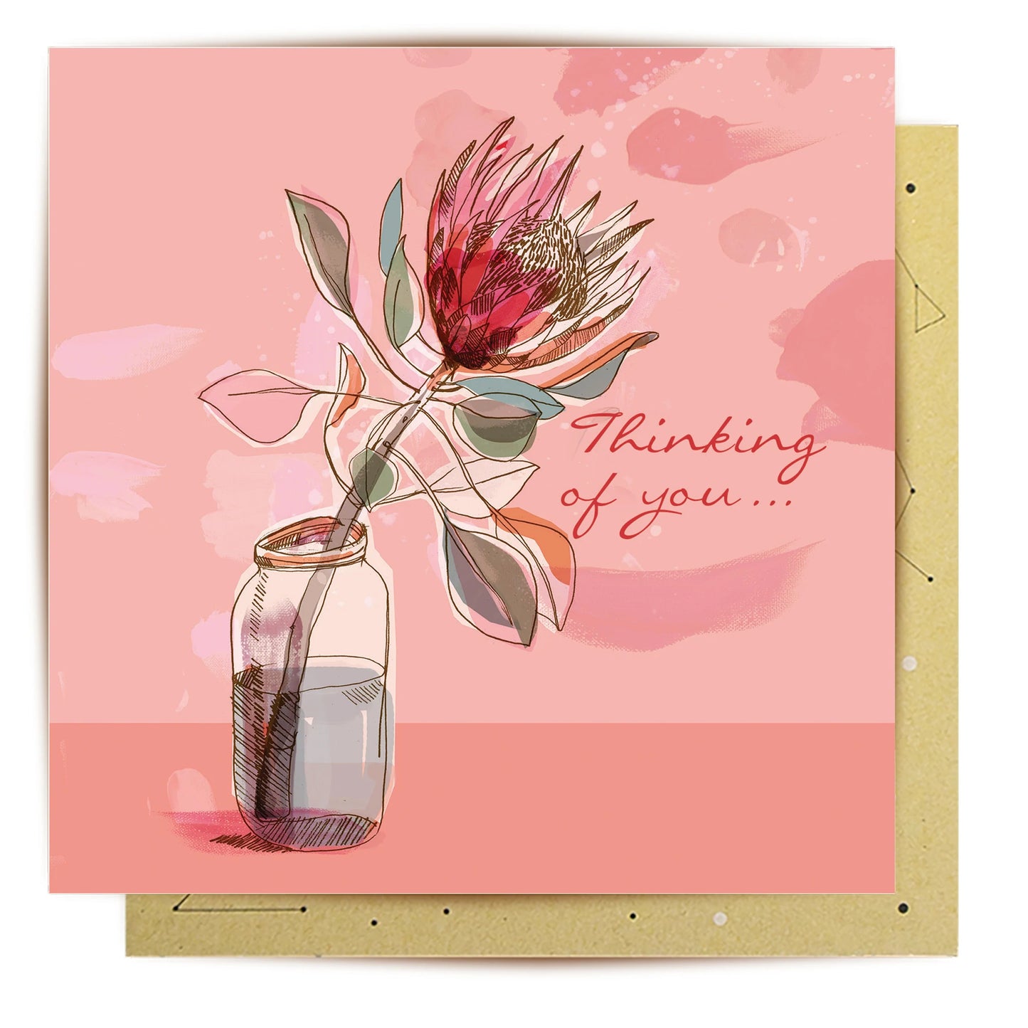 Greeting Card Favourite King Protea