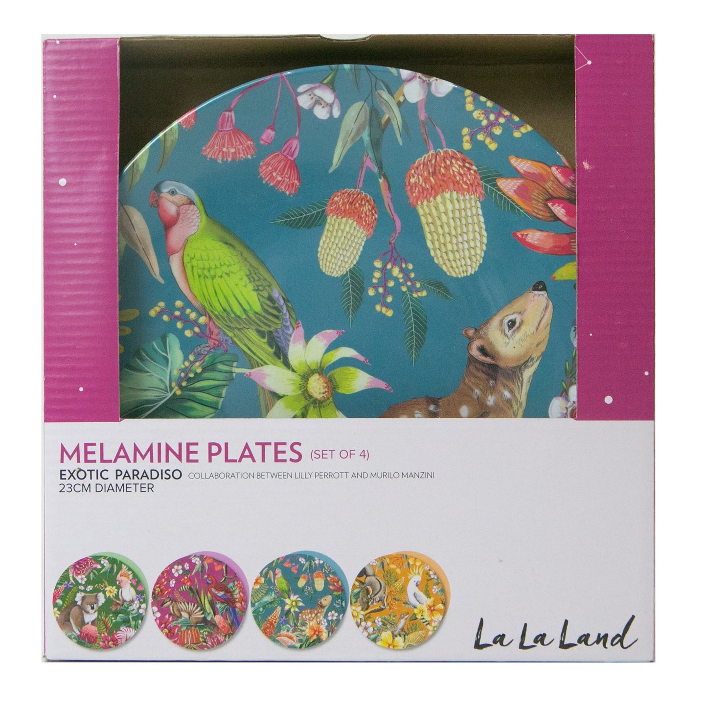 Plate Set Exotic Paradiso