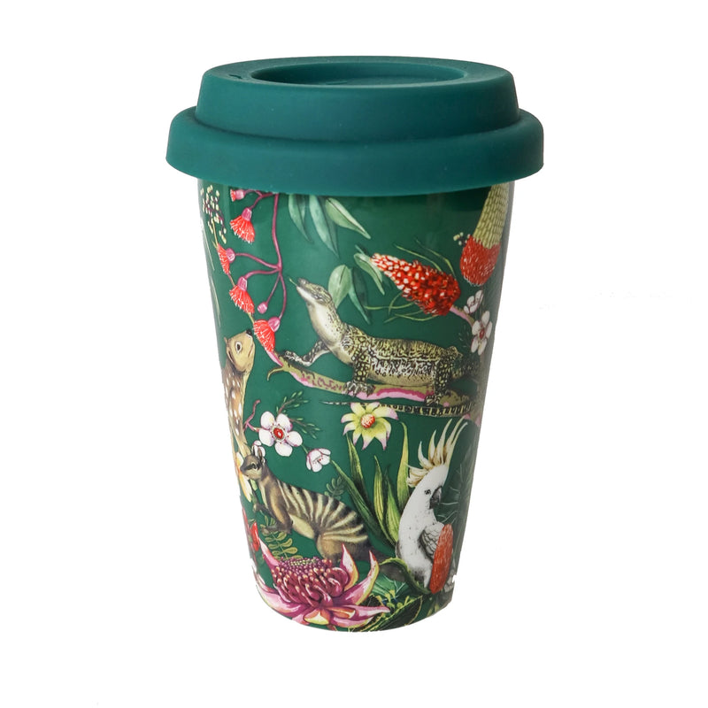 Large Ceramic Coffee Cup Exotic Paradiso