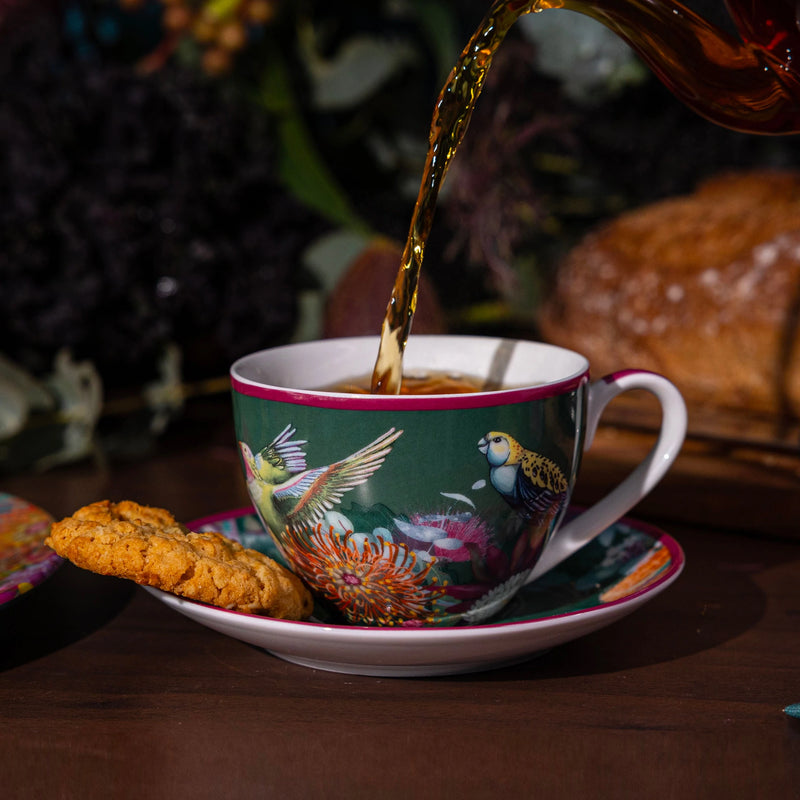 Tea Cup and Saucer Bush Blooms