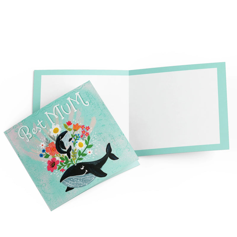 Greeting Card Best Whale Mum