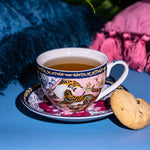 Tea Cup And Saucer Journey Beyond Reveries