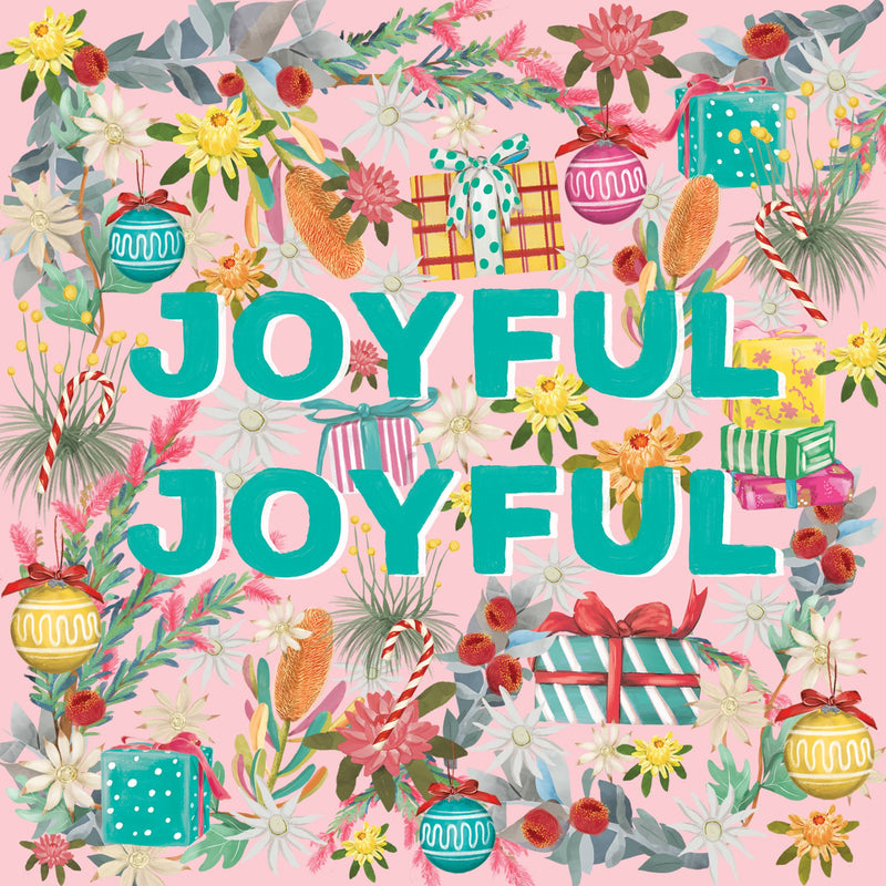 Greeting Card Joyful Joyful