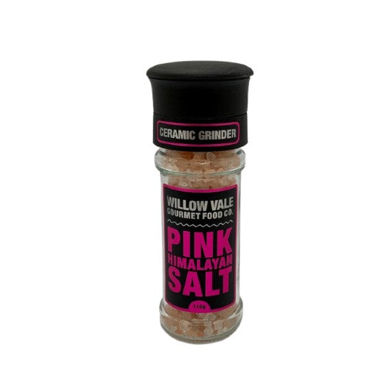 Willow Vale Gourmet Food Co Grinder- Pink Salt