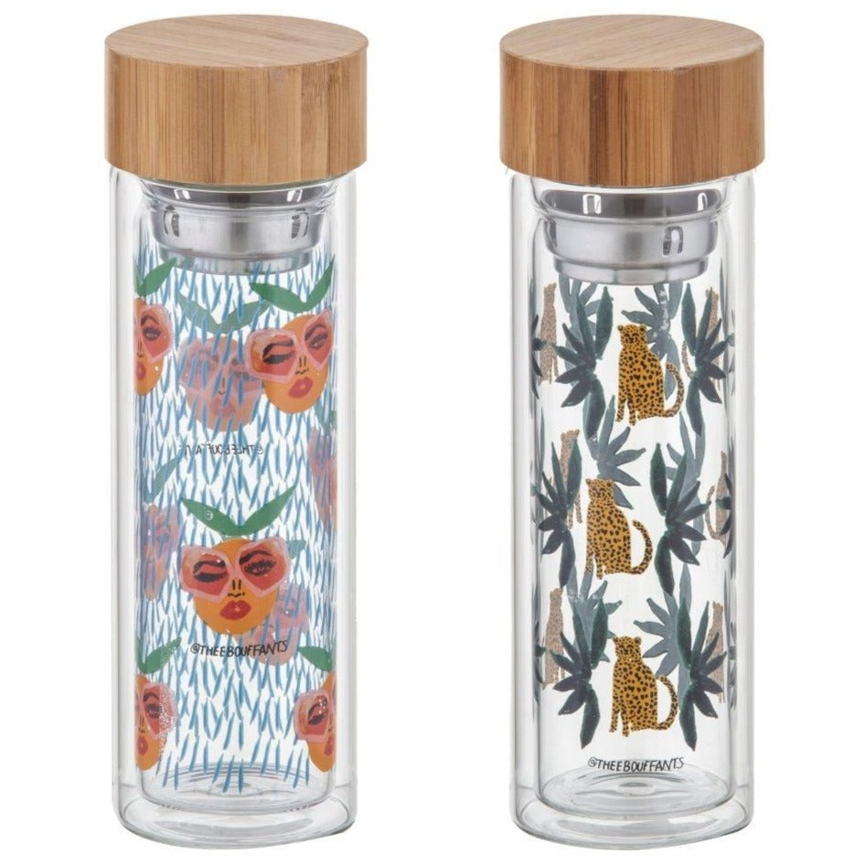 Jungle Queen Glass Tea Infuser 300ml