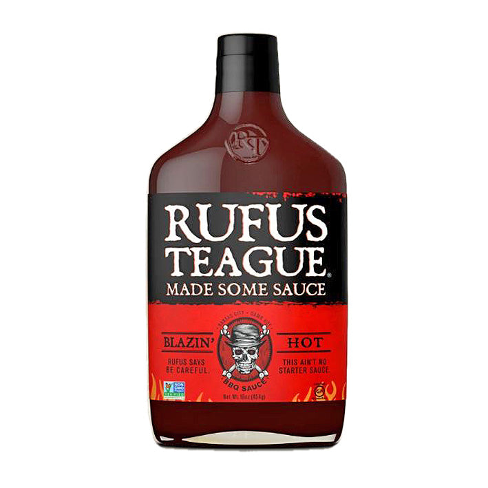 Rufus Teague blazin  hot bbq sauce 454g