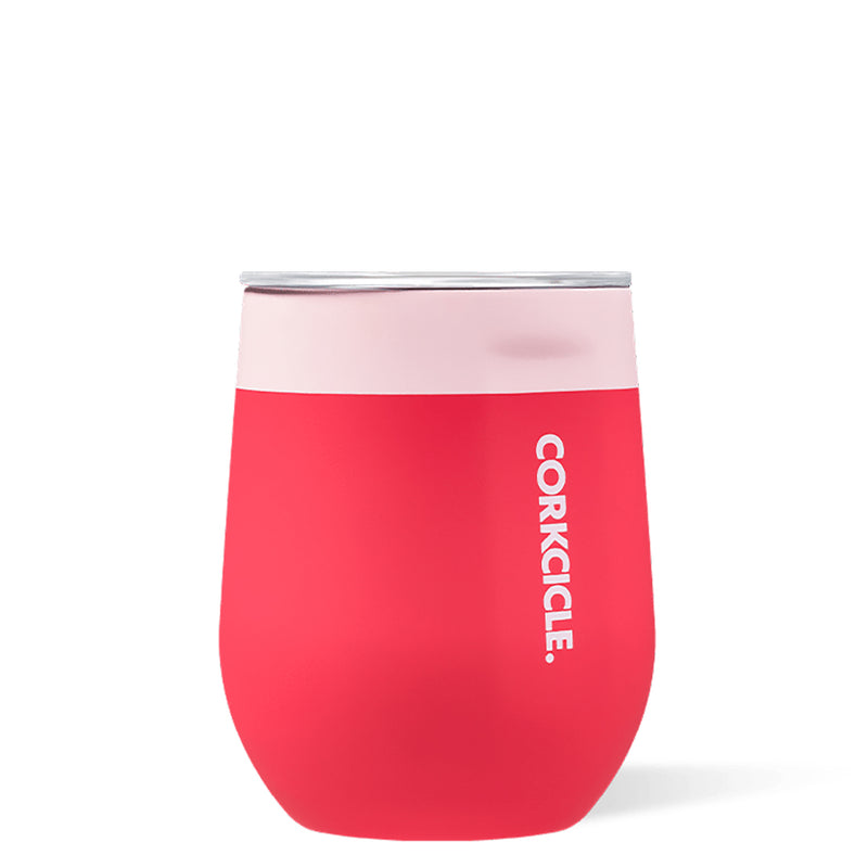 Stemless Colour Block with Lid  355ml - Shortcake